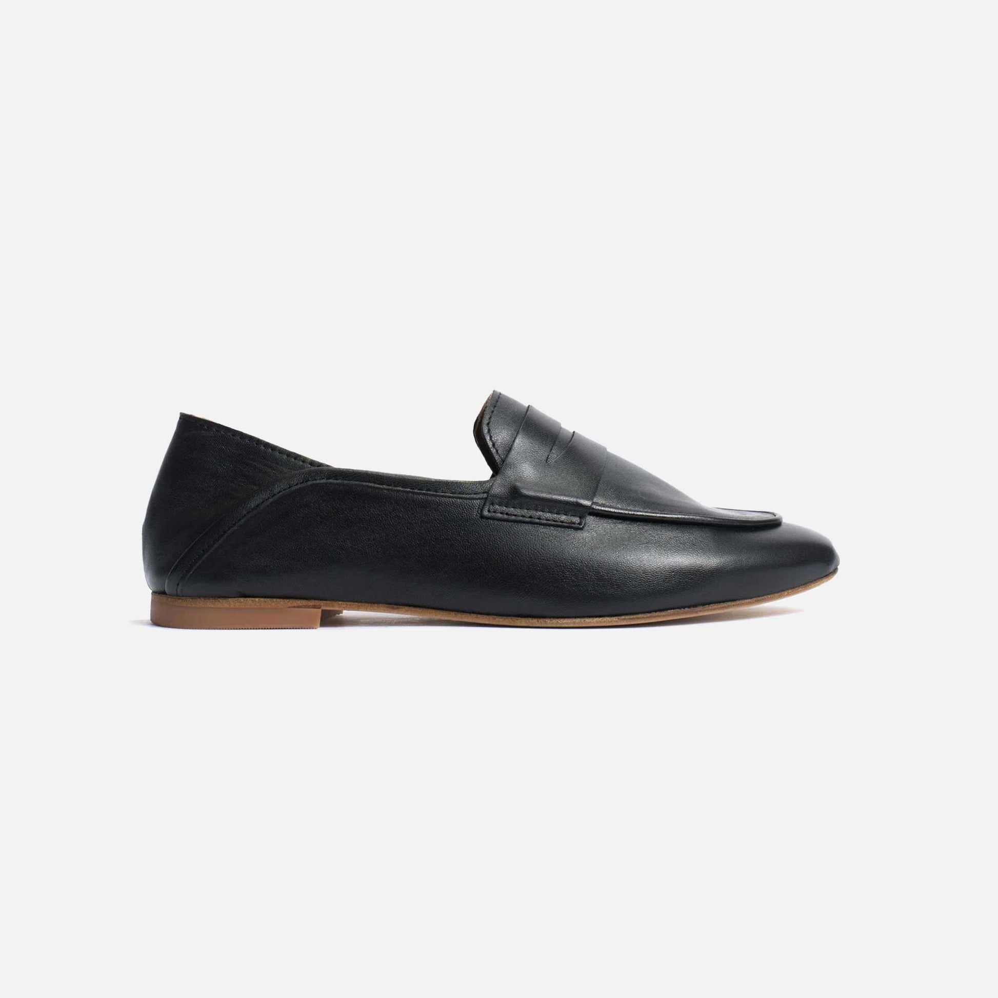 Lindsay Loafers Shiny Lamb Black