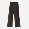Linen Box Pants Brown