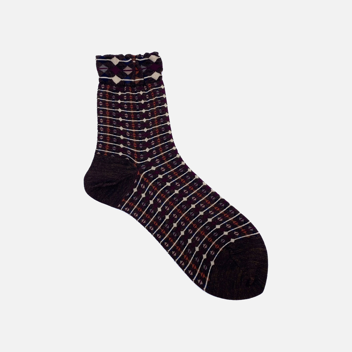 Link Up Socks Brown