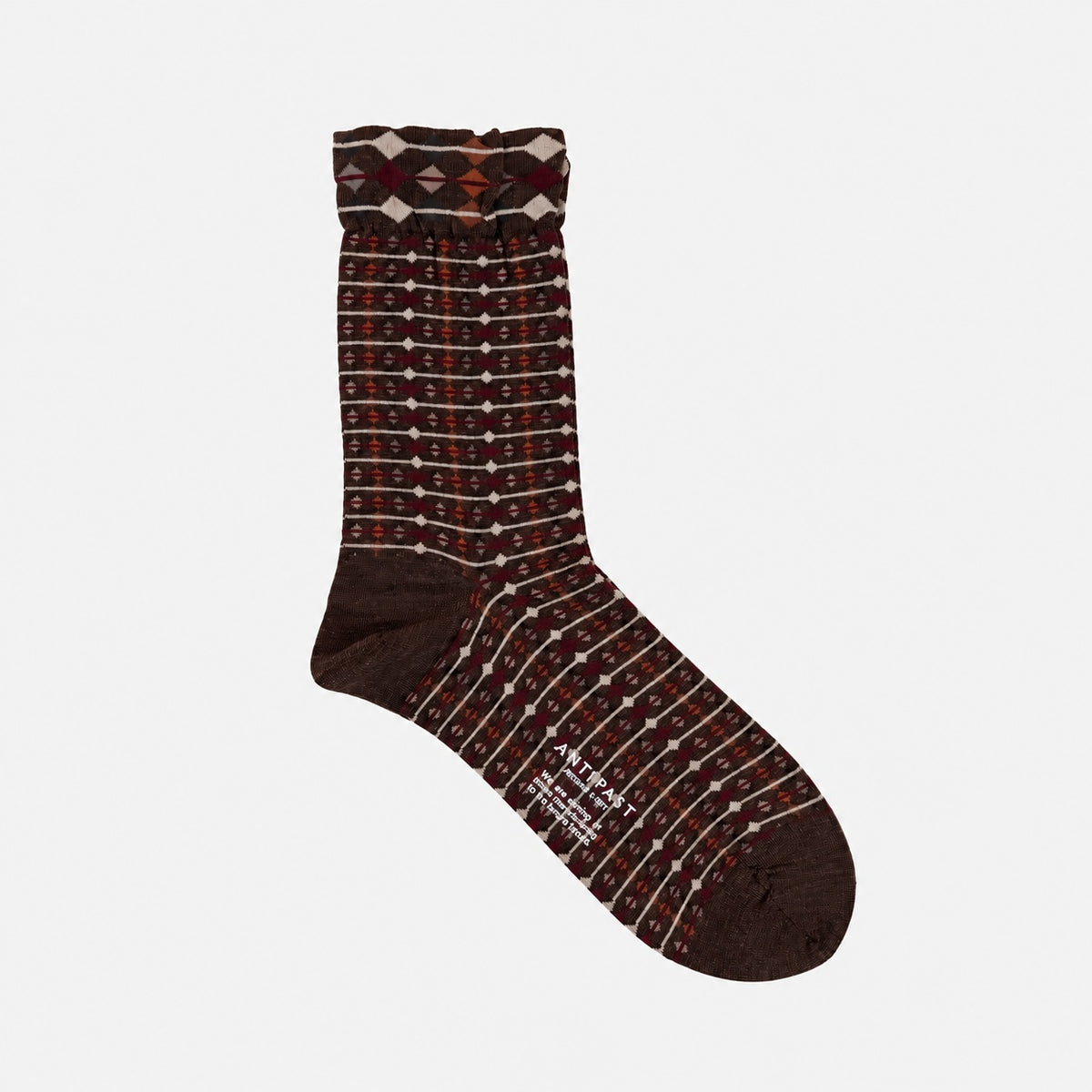 Link It Up Unisex Socks Brown