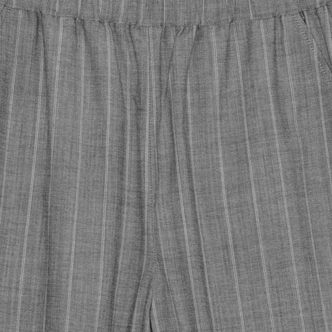Lino Pants Light Grey Stripe