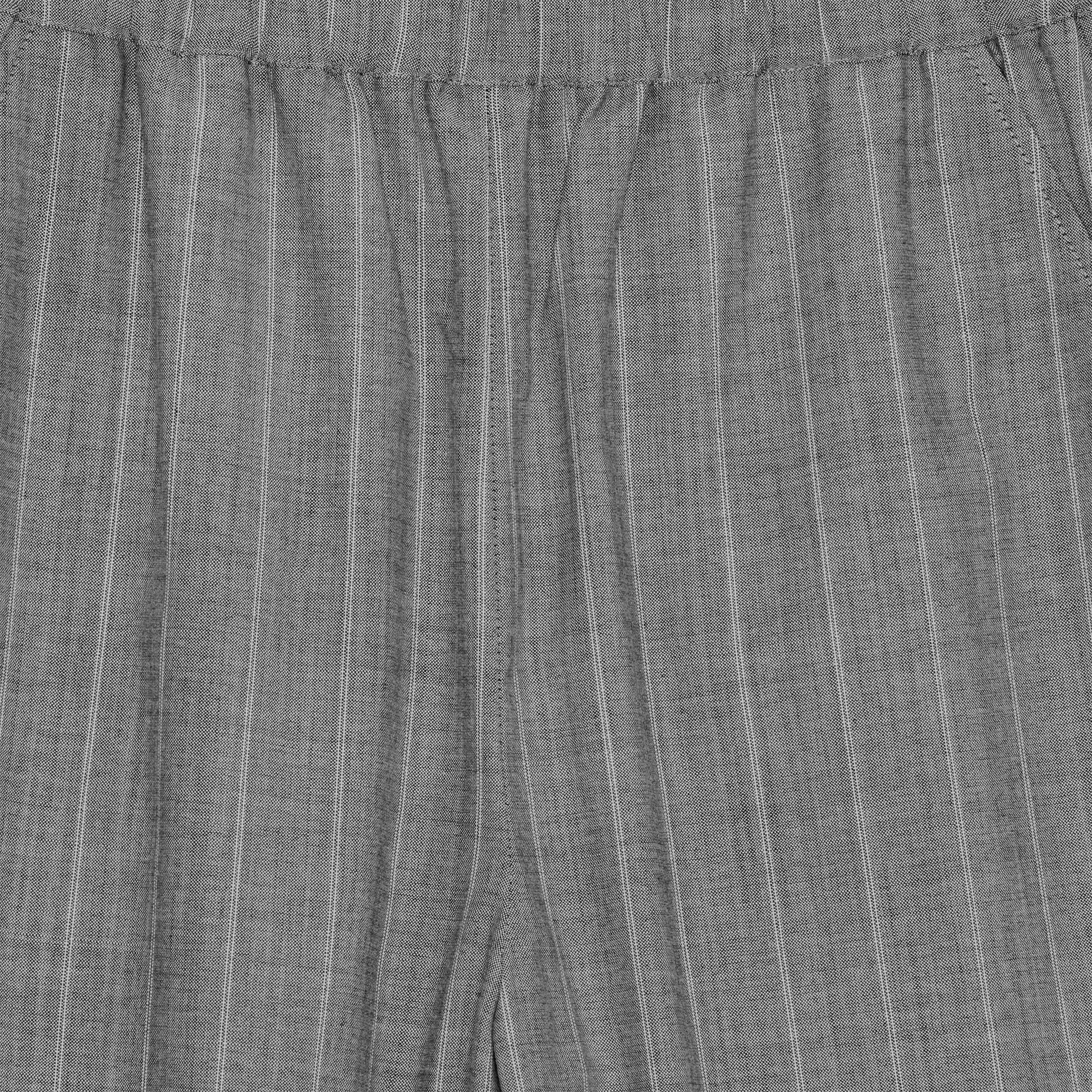 Lino Pants Light Gray Stripe