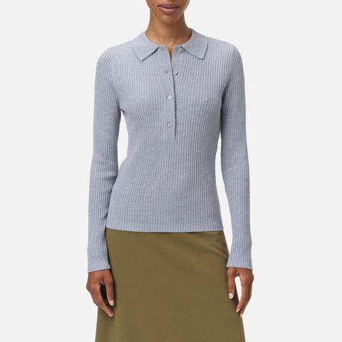 Lisa Blouse Grey Melange