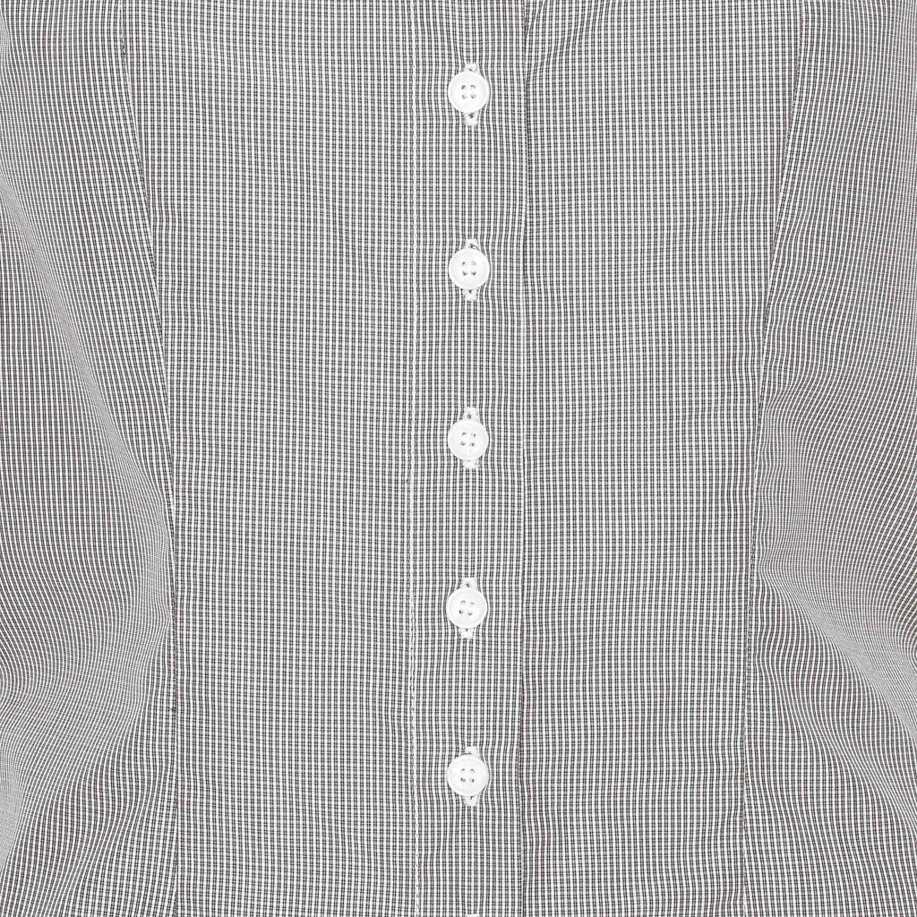 Loel Top Brown Check