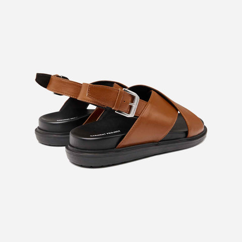 Lola Sandal Leather Cognac