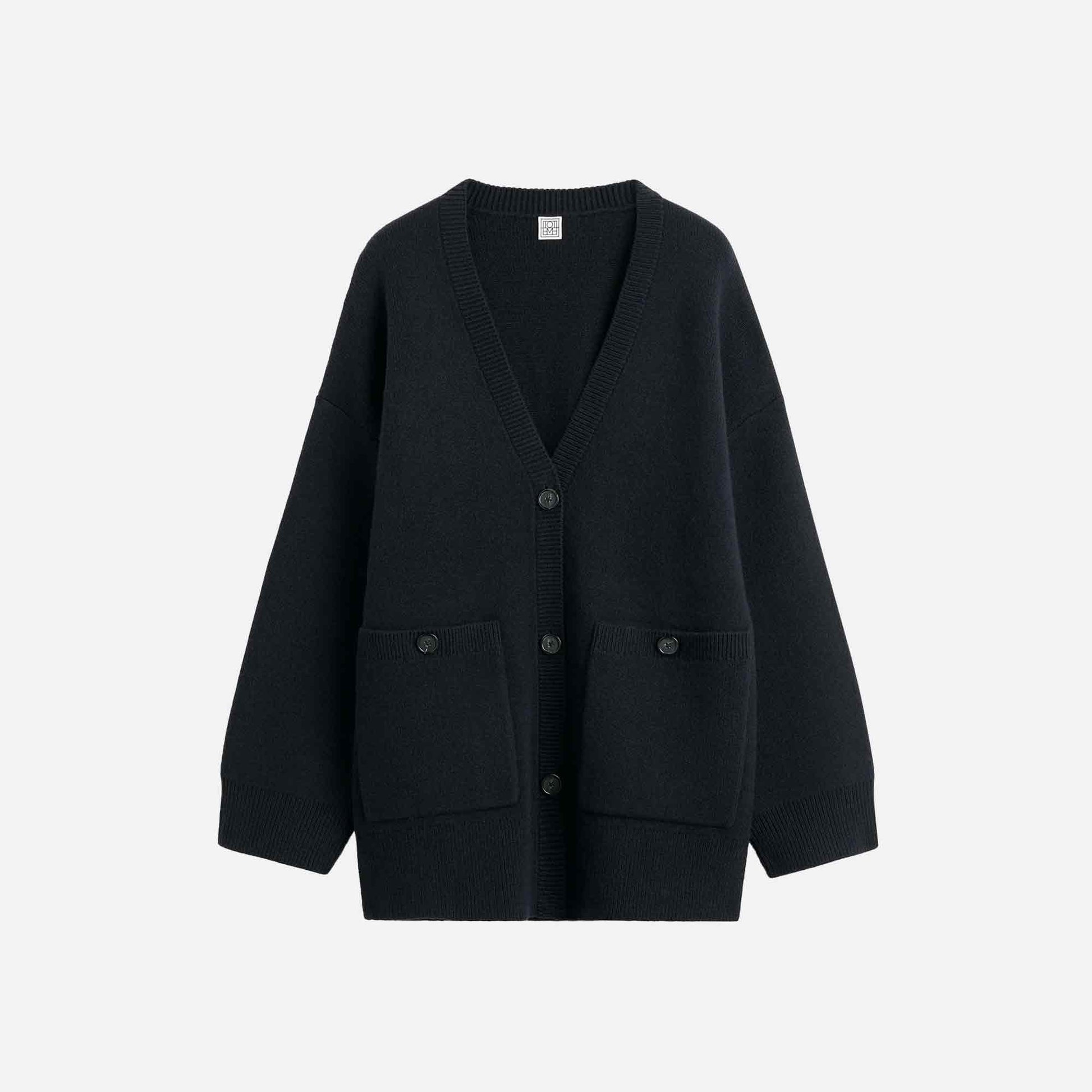 Longline Cardigan Navy