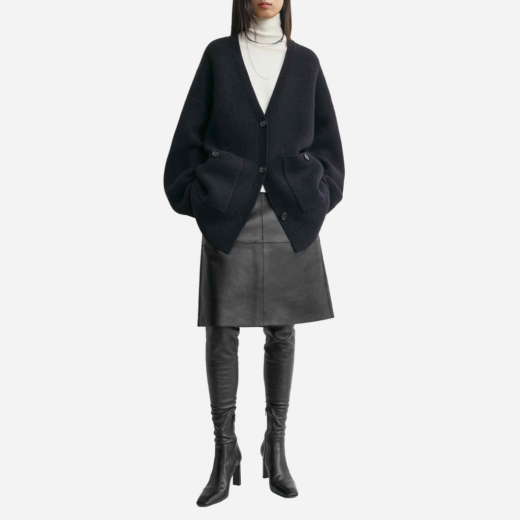 Longline Cardigan Navy