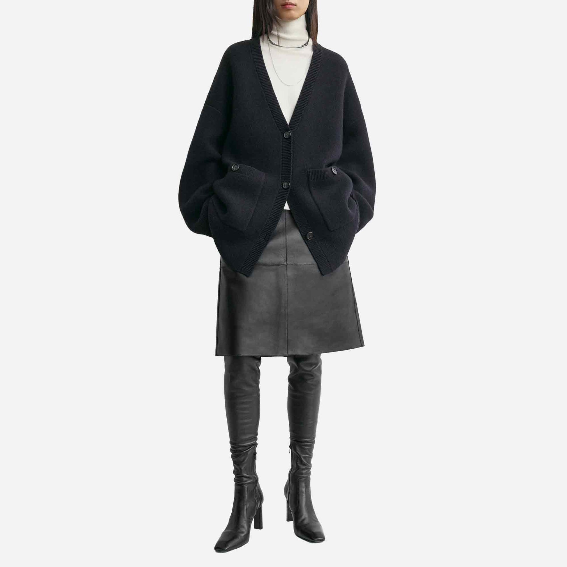 Longline Cardigan Navy