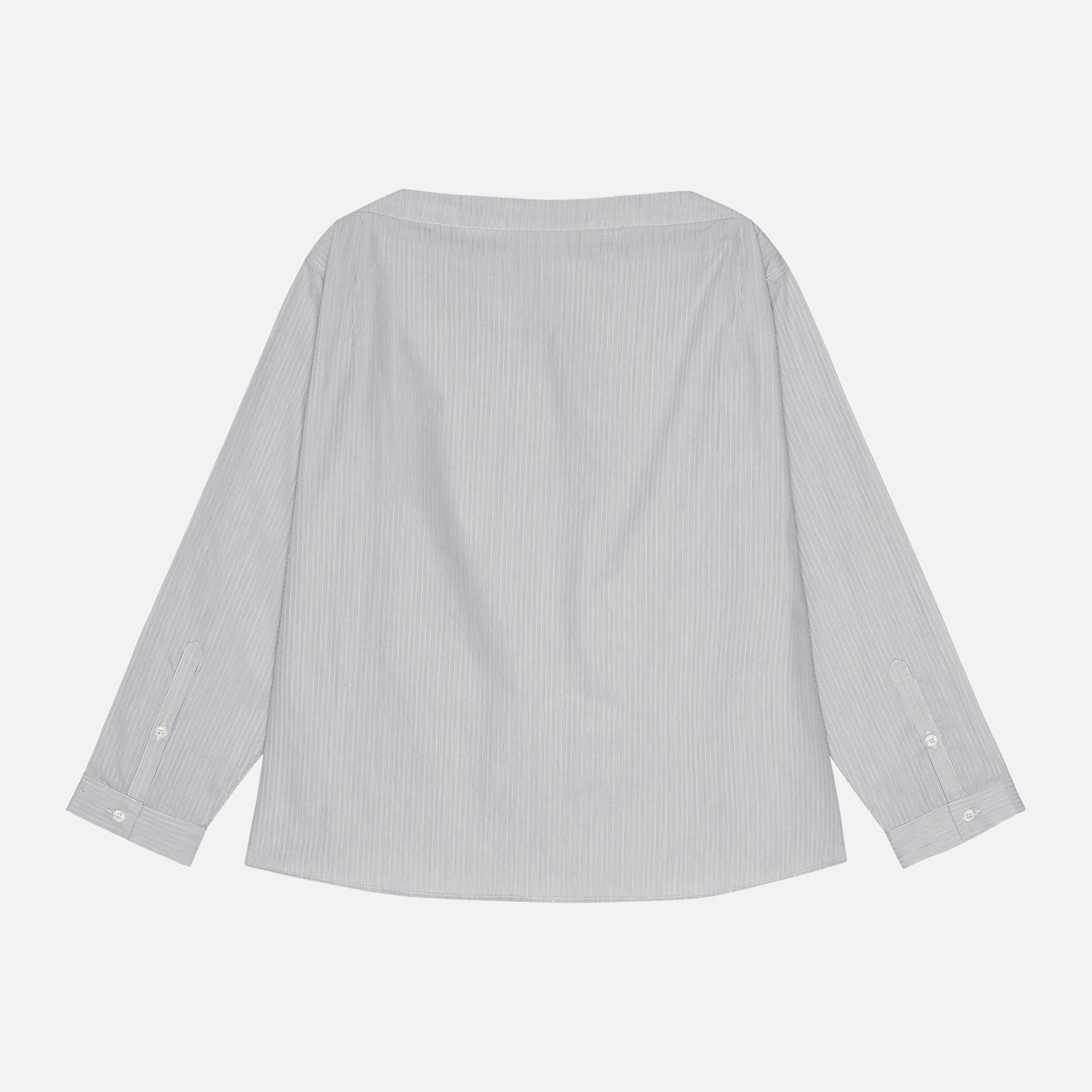 Lou Blouse Black/White Satin