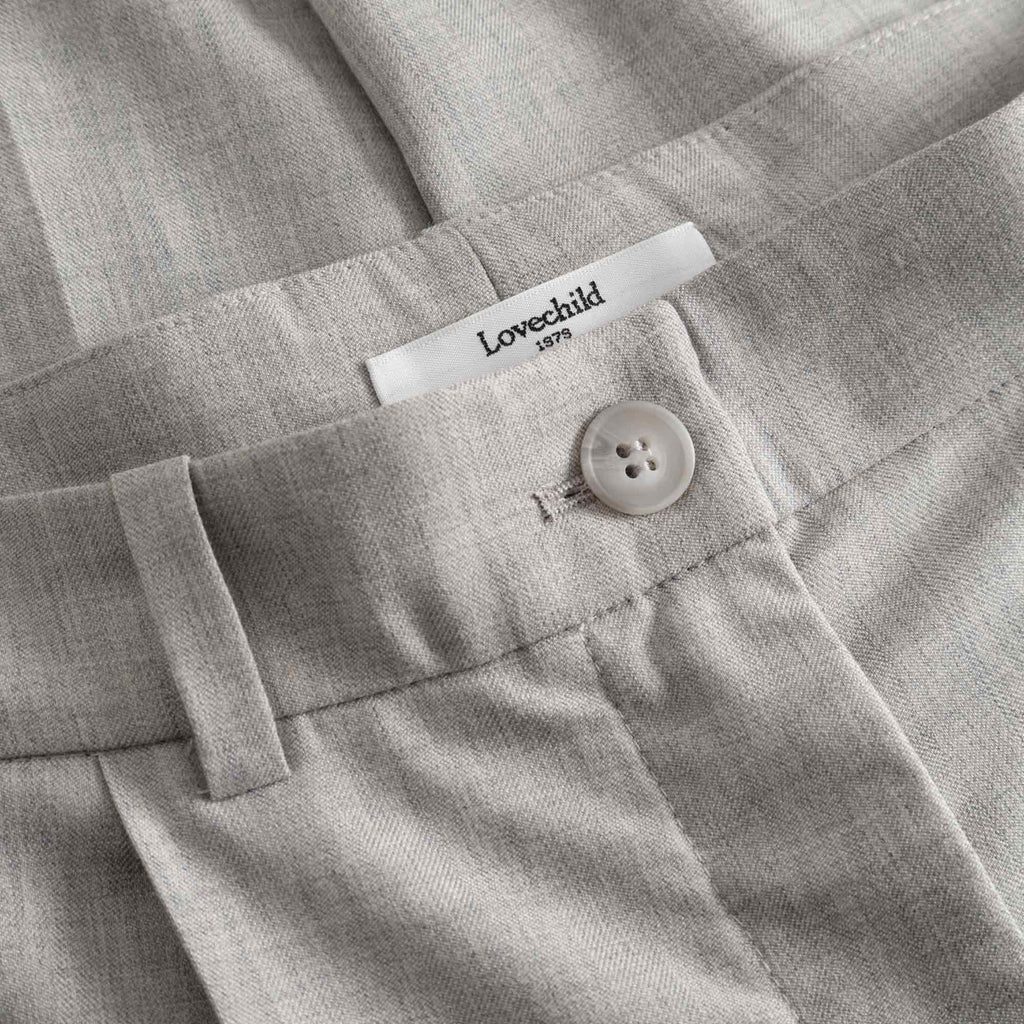 Lucas Pants Light Grey Melange