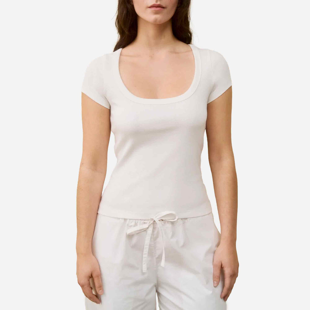 Lulu Baby Tee White