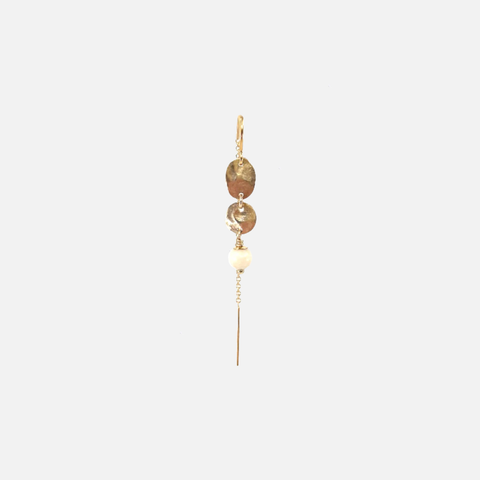 Lulu Earring Cream Riverstone