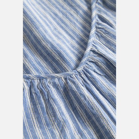 Luna Top Blue Stripe