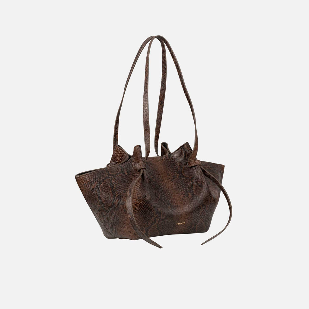 Mochi Tote Bag Embossed Snake