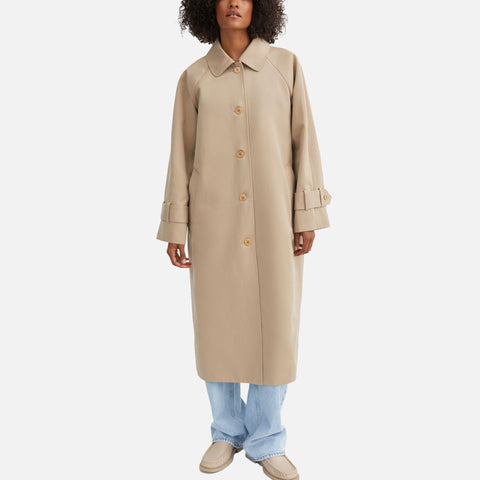 Macy Coat Clay Sand