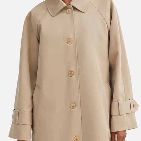 Macy Coat Clay Sand