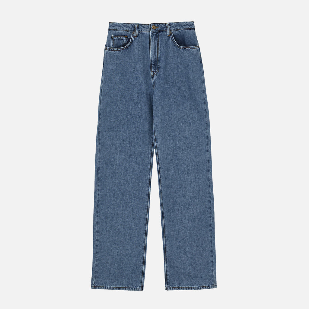 Maddy Straight Jeans Vintage Washed Blue