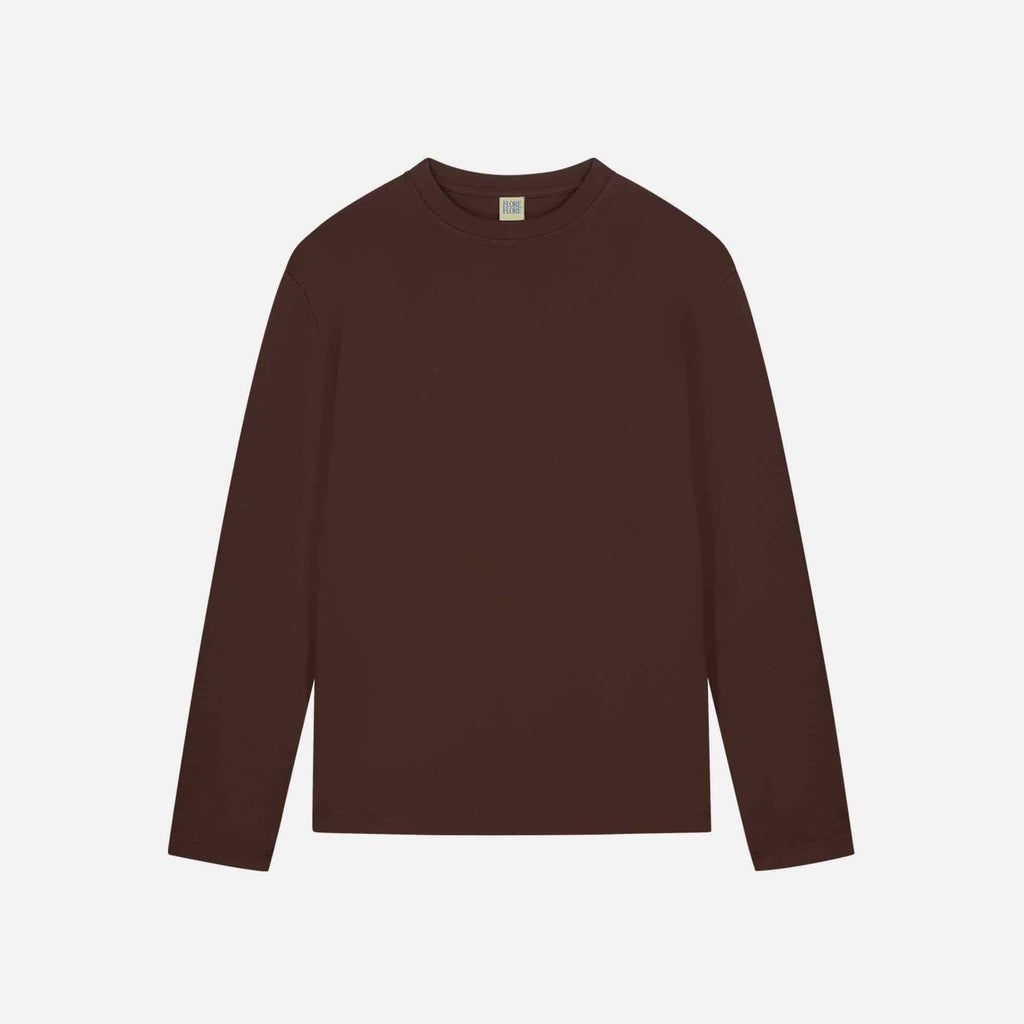 Maggie Longsleeve Tee Dark Brown