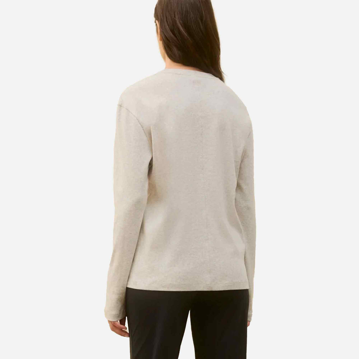 Maggie Longsleeve Tee Heather Grey