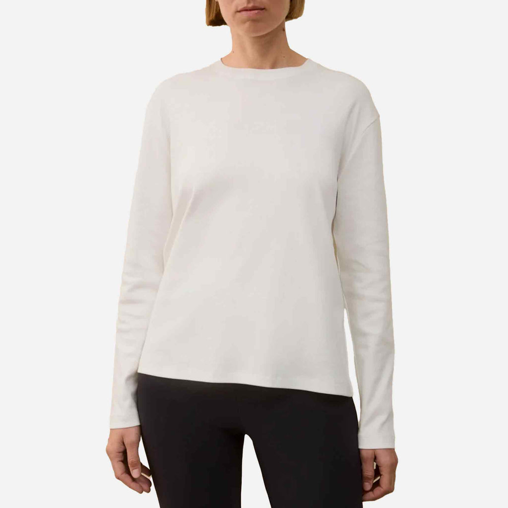 Maggie Longsleeve Tee White