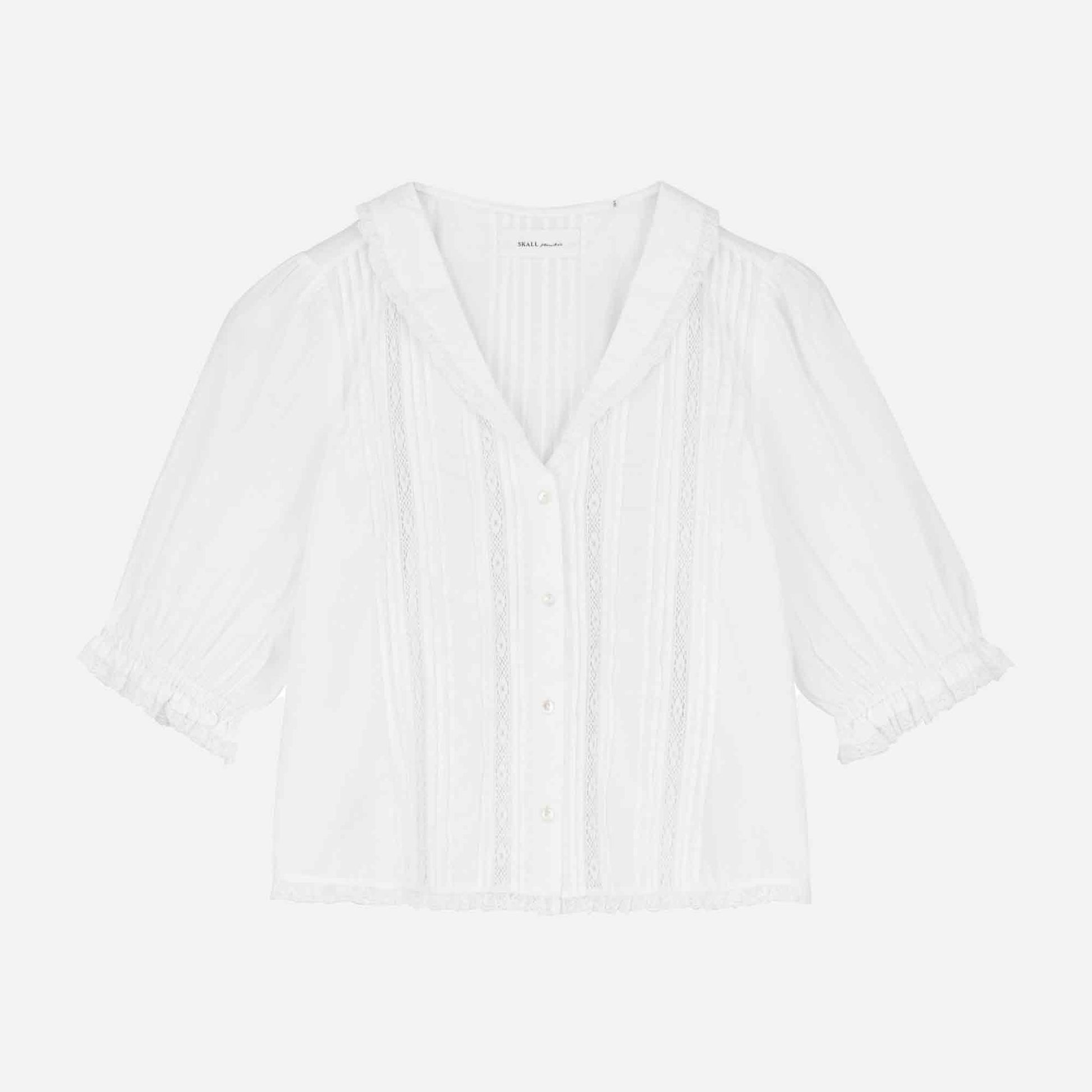 Magnolia Short Sleeve Blouse Optic White