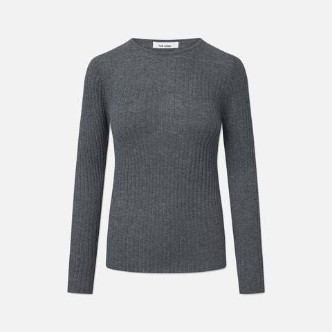 Magnus Crewneck Dark Gray Melange