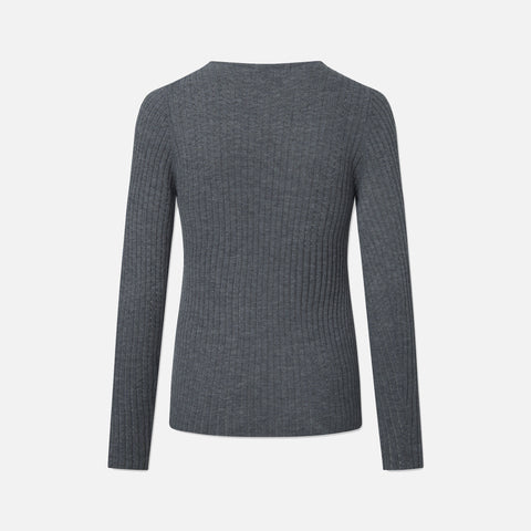 Magnus Crewneck Dark Gray Melange