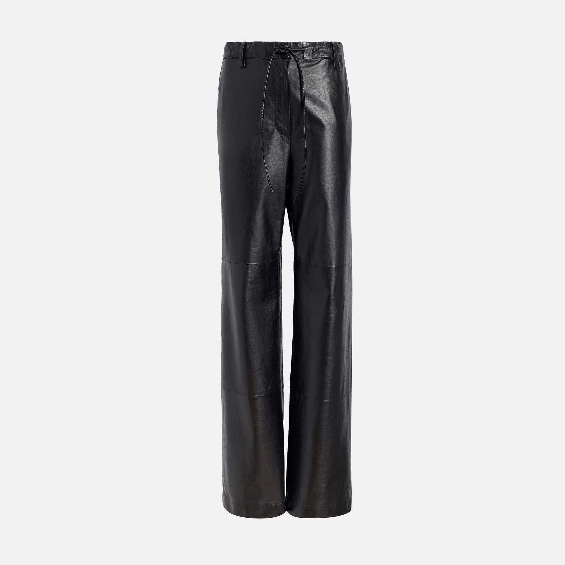 Magnus Leather Pants Black