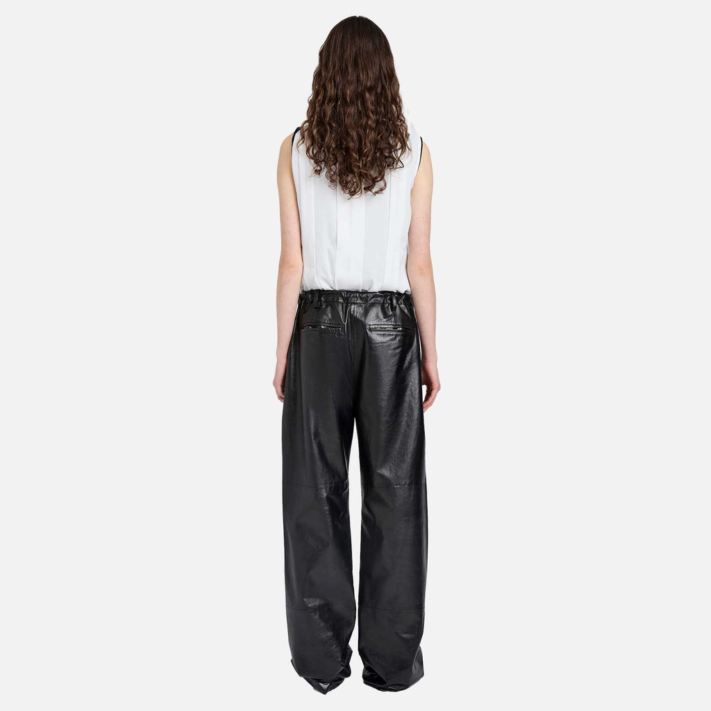 Magnus Leather Pants Black