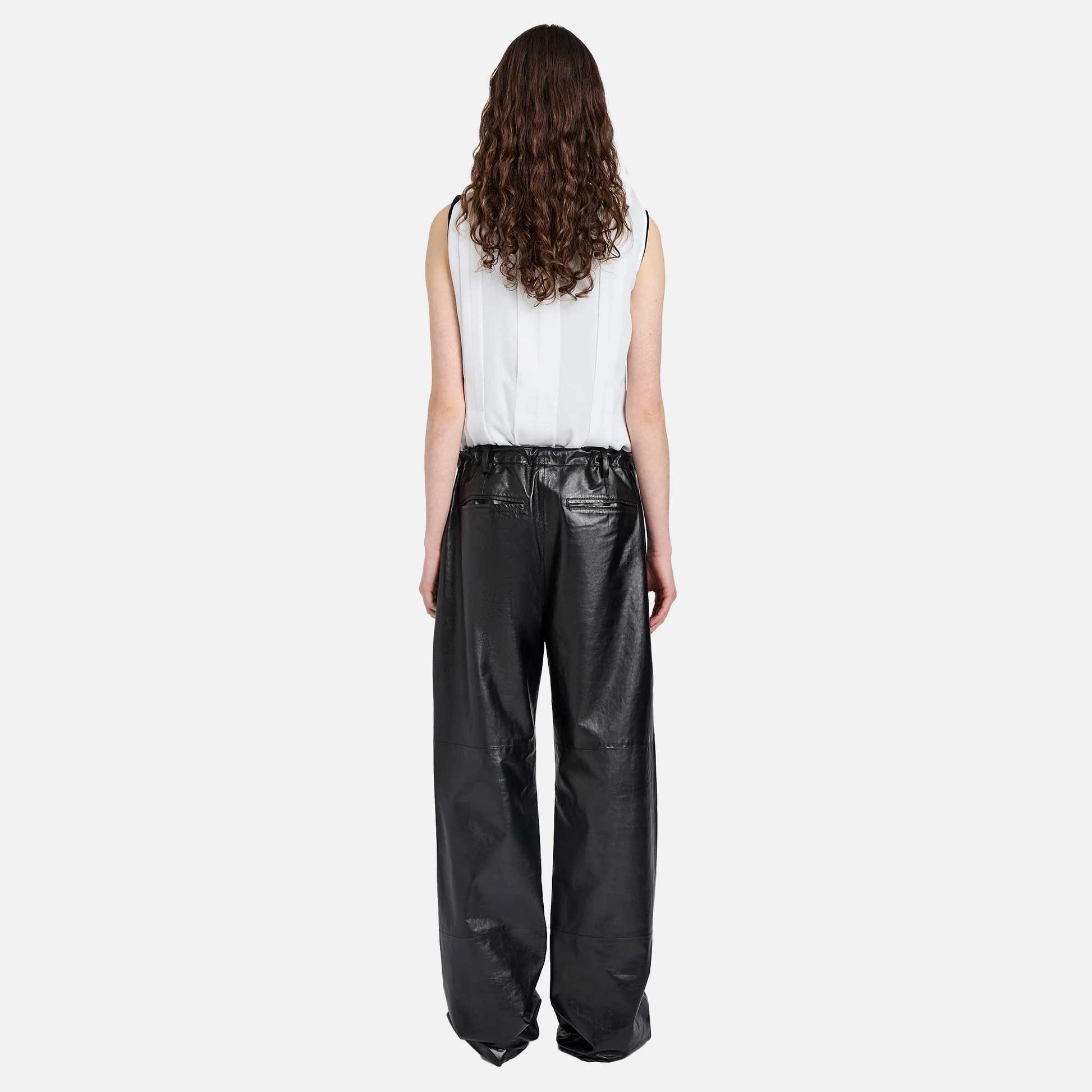 Magnus Leather Pants Black