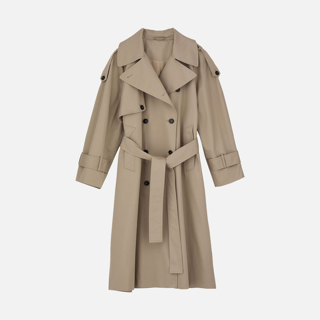 Mahsa Trenchcoat Stone Moss