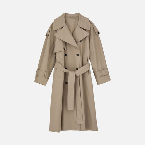 Mahsa Trenchcoat Stone Moss