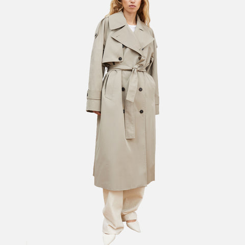 Mahsa Trenchcoat Stone Moss