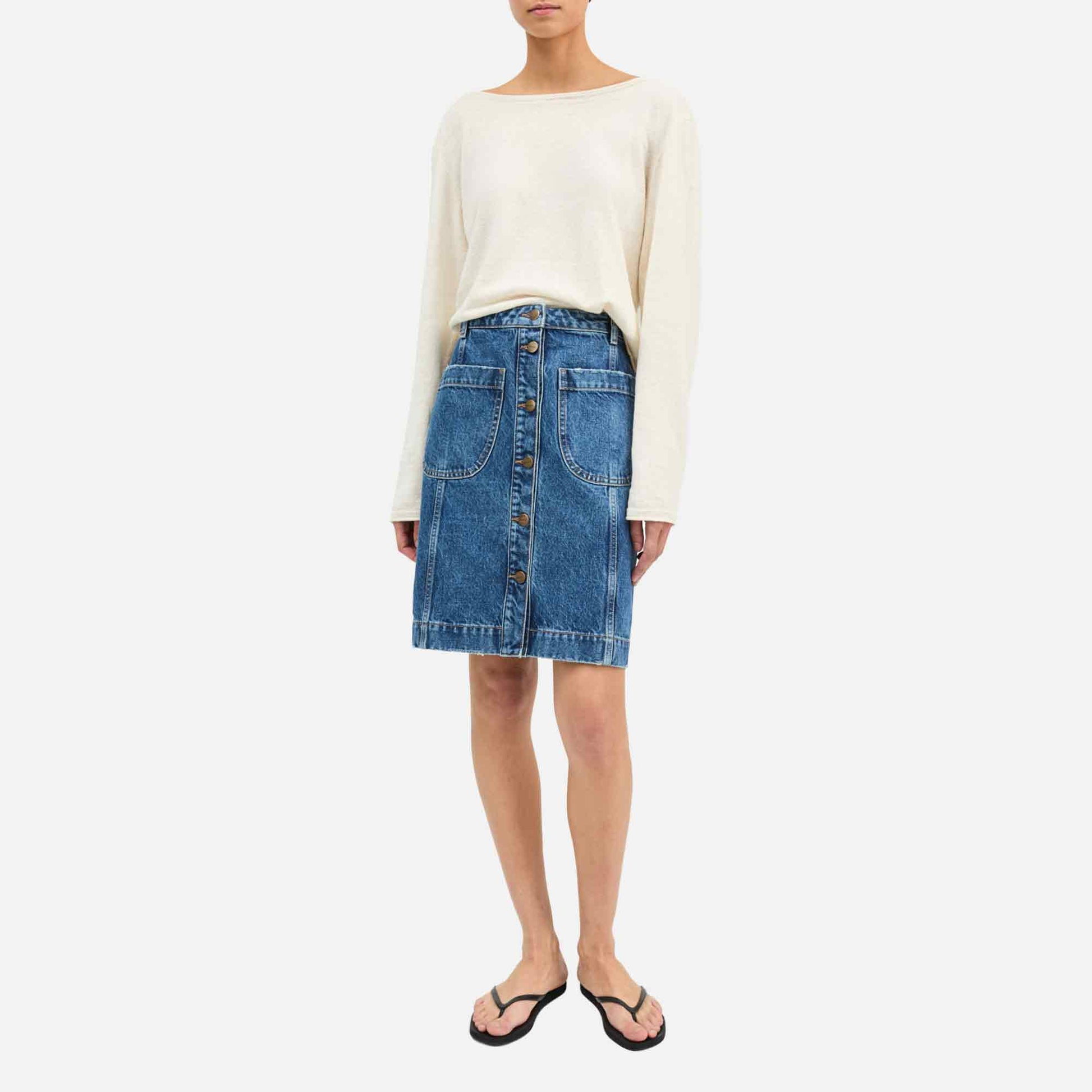 Margaux Skirt Slouchy Blue Slouchy Blue
