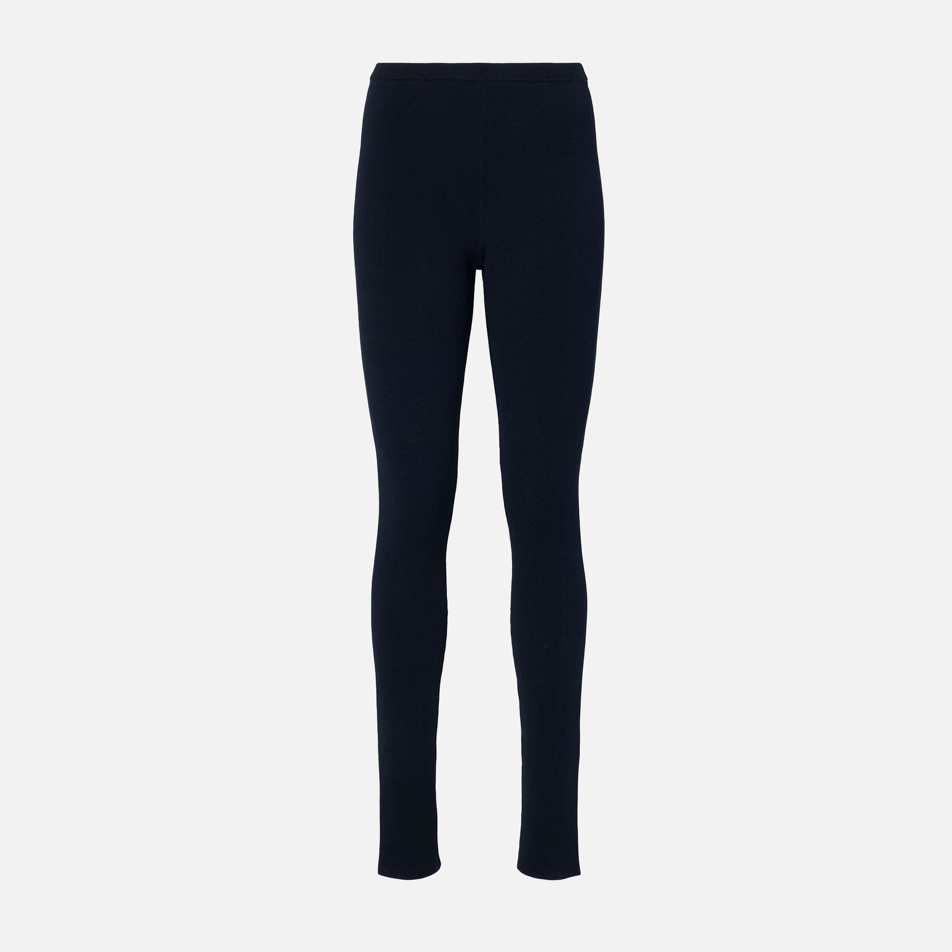 Marisol Ribbed Knit Pants Black