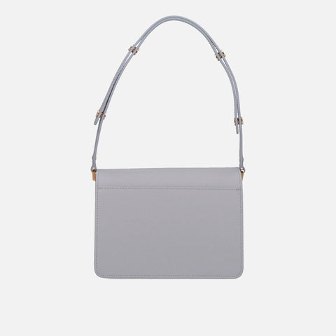 Trunk Bag Saffiano Leather Grey