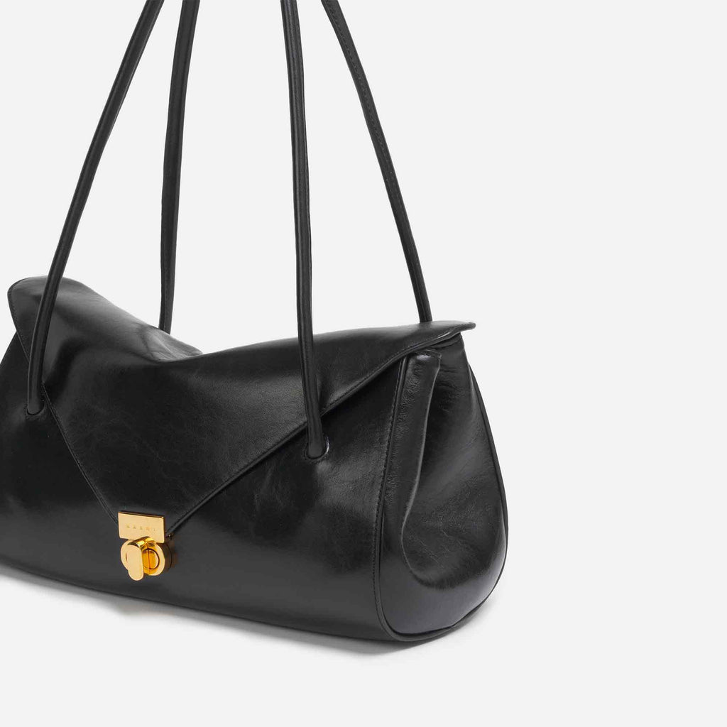 East West Shoulder Bag Black