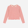 Marron Blouse Red/Off White Stripe