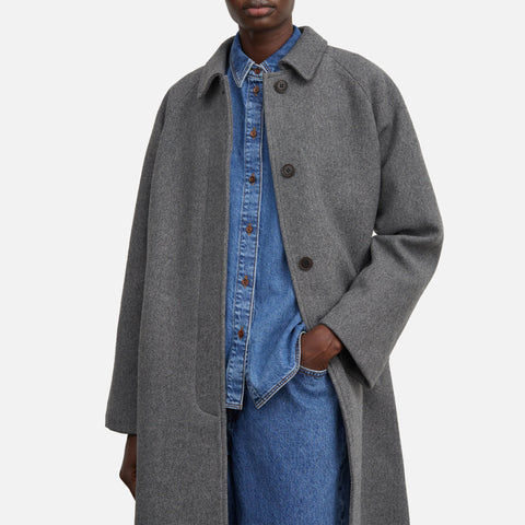 Mary Coat Grey Structure