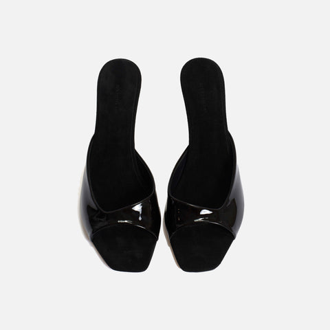 Mazy 75 Heels Polished Black