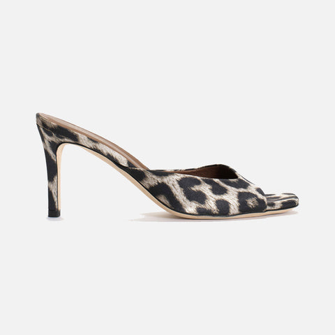 Mazy 75 Heels Snow Leopard