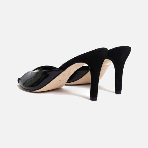 Mazy 75 Heels Polished Black