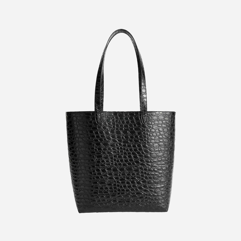 Medium City Tote Bag Black