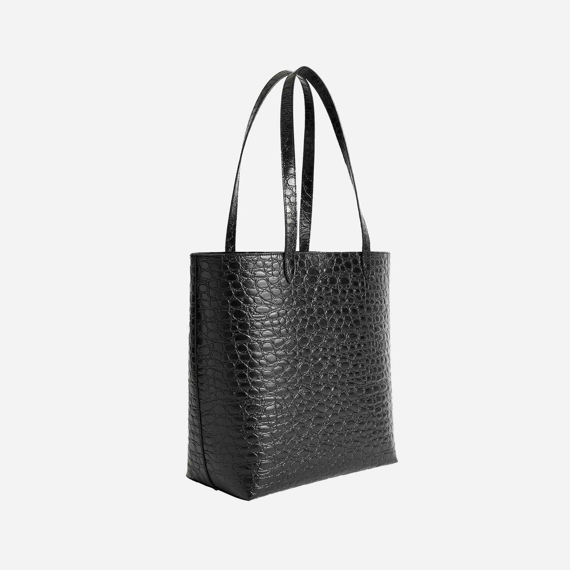 Medium City Tote Bag Black