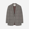Mercedes Blazer Checkered Grey