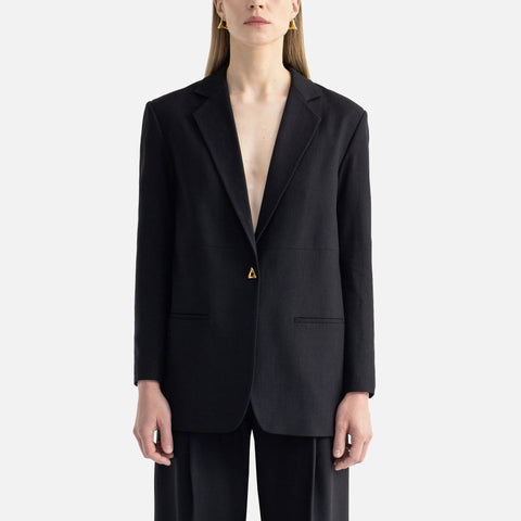 Mercedes Classic Suiting Blazer Black