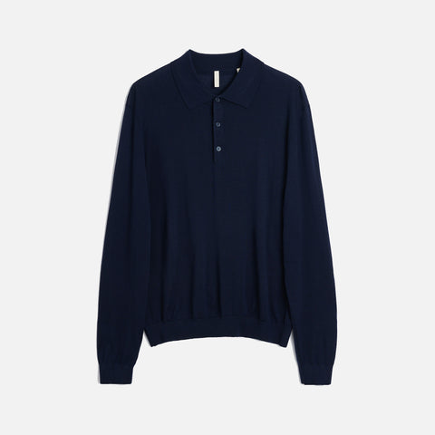 Merino Polo Navy