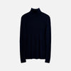 Merino Rib Turtle Neck Navy
