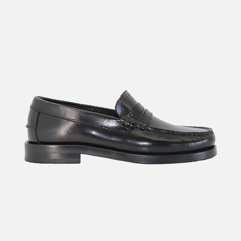 Miles Penny Loafer Polido Black