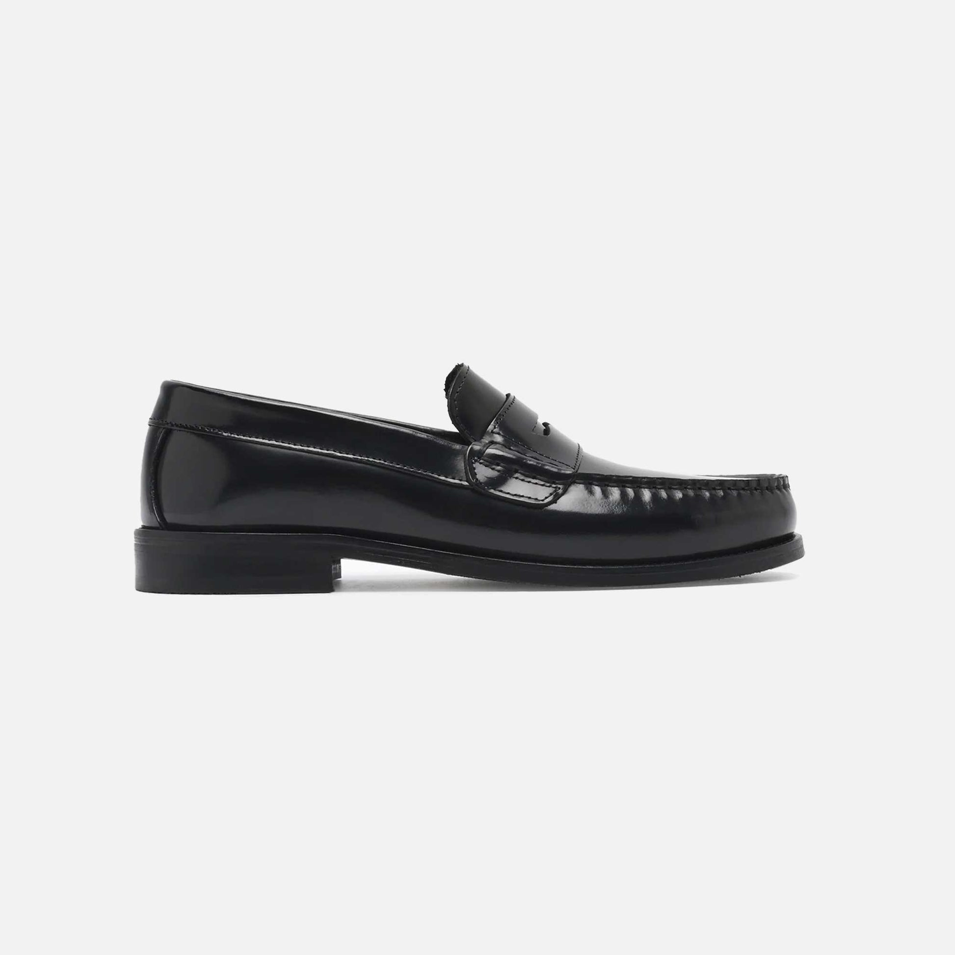 Miles Penny Loafer Polido Glossy Black